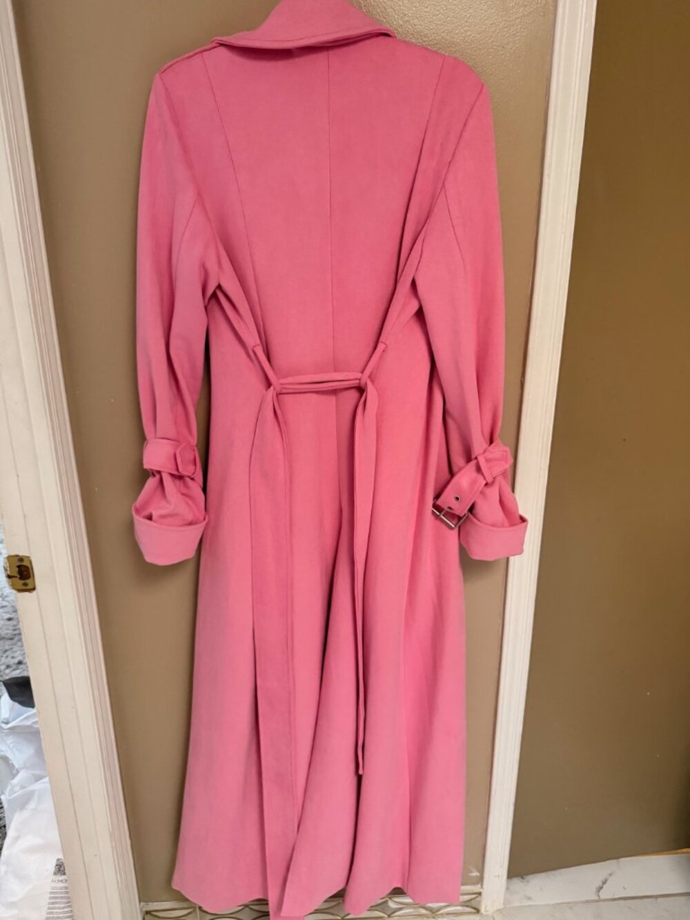 Fashion Nova Pink Suede Jacket M - Picture 7 of 8